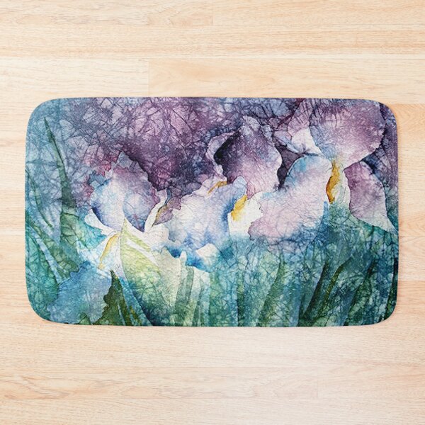 Item preview, BEAUTY OF IRIS FLORAL WATERCOLOR PATTERN designed and sold by Angelinas.