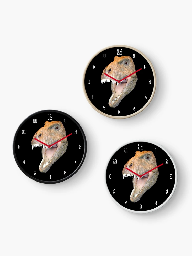 Thumbnail 3 of 4, Clock, Realistic Dinosaur designed and sold by TJDraws.