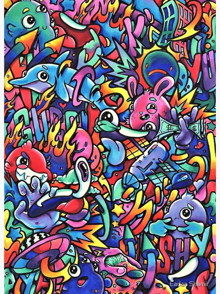 Chameleon marker doodle! I only used chameleon markers! I really like this  doodle and I hope Vince likes it! Instagram: @dong_dong_art : r/VexxArt