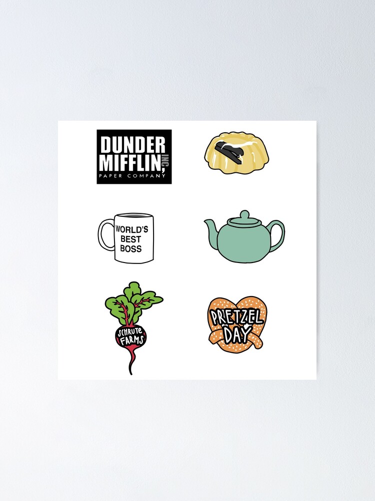 Dunder Mifflin Paper Company Logo Sticker Decal (The Office Funny tv Show)  3 x 4 inch c