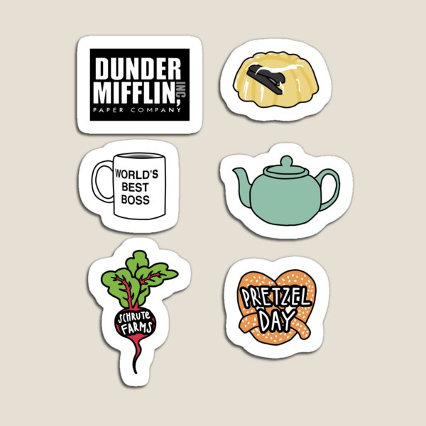 RePop Gifts  Dunder Mifflin The office Fridge Magnet