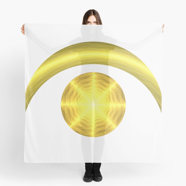 Sun and Crescent Moon | Enlightened Eye 2 Scarf