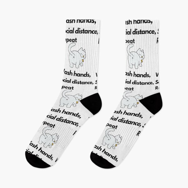 Item preview, SASSY SAVVY CAT SOCIAL DISTANCING WASH HANDS  6 FEET TOILET PAPER CRISIS CORONAVIRUS POSITIVE designed and sold by SeaNympth.