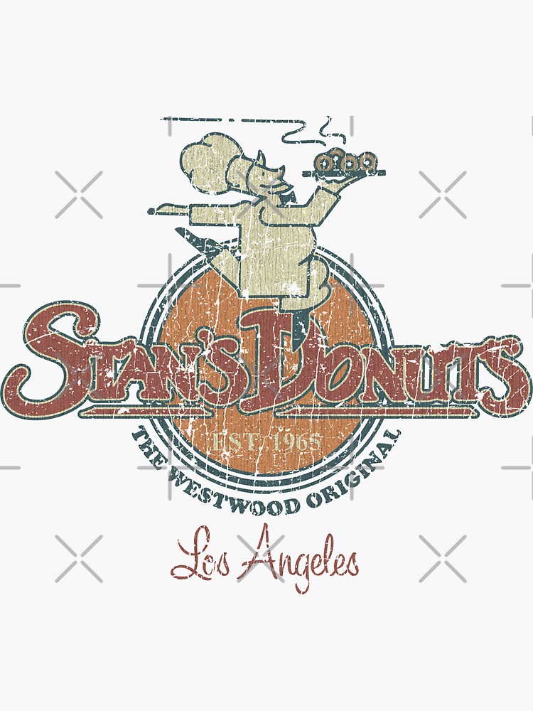 "Stan's Donuts Los Angeles" Sticker for Sale by jacobcdietz Redbubble