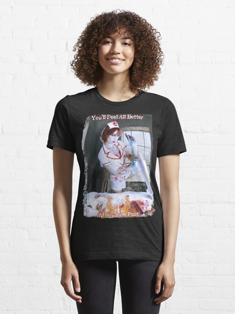 Alternate view of Live Undead Angels: Undead Nurse Essential T-Shirt