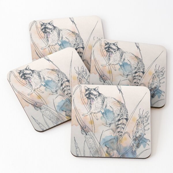 Item preview, Study of a Raccoon designed and sold by sarahkwiseman.