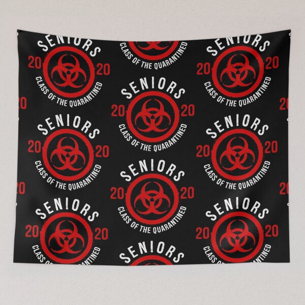 Item preview, Seniors 2020 Class of the Quarantined in RED designed and sold by richtanner.