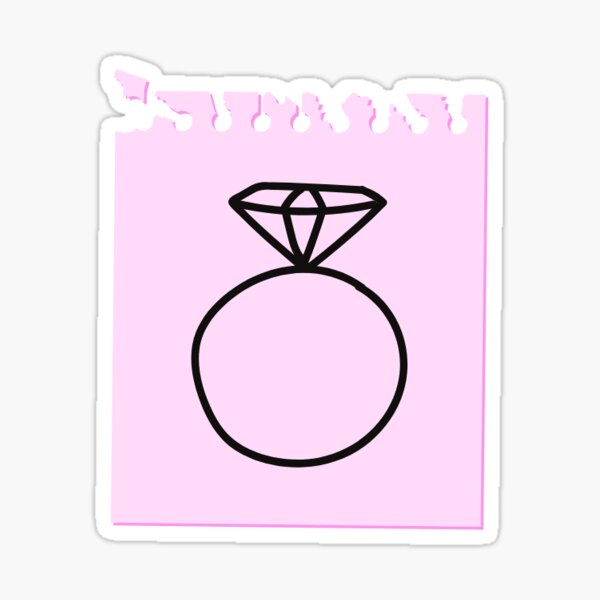 "Paper Rings TS" Sticker by joannanewbold Redbubble