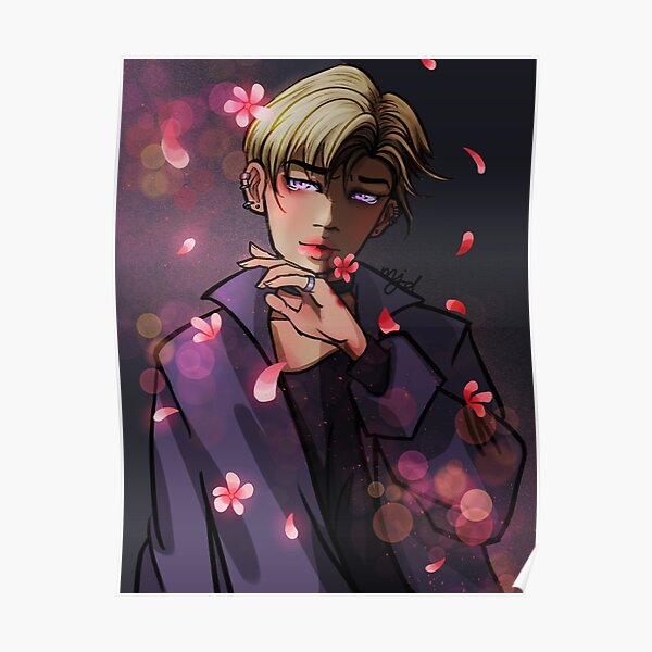 Hanahaki Disease Anime Boy Poster