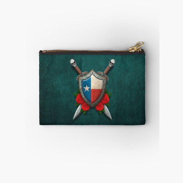 Item preview, Texas Flag on a Worn Shield and Crossed Swords designed and sold by JeffBartels.