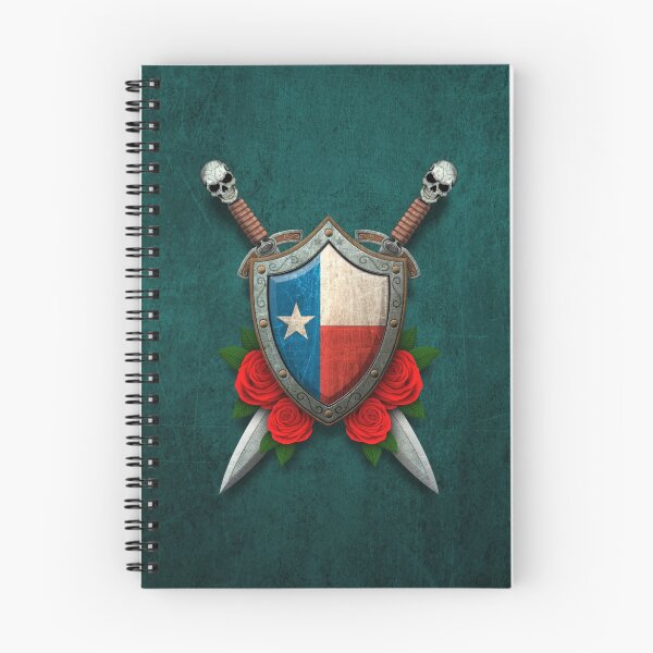 Item preview, Texas Flag on a Worn Shield and Crossed Swords designed and sold by JeffBartels.