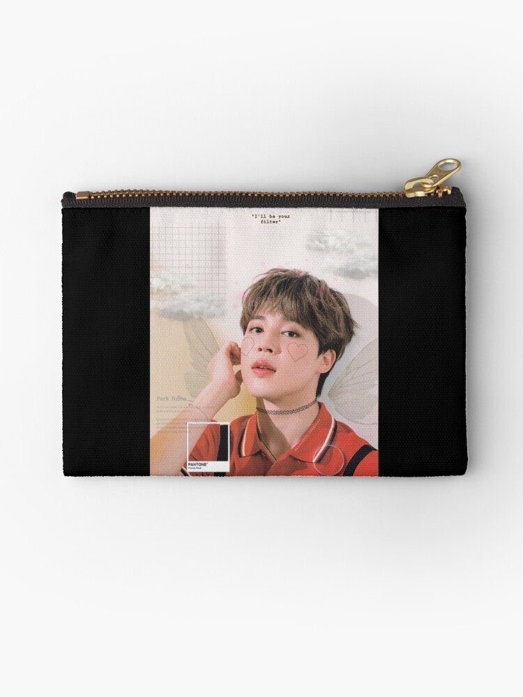 Bts Jimin Cute Fairy Edit Zipper Pouch