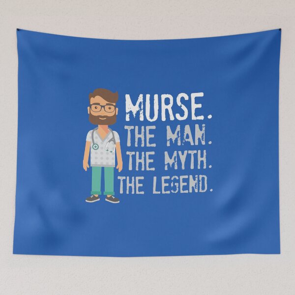 Item preview, Murse, The Man The Myth The Legend, Gift For Male Nurse designed and sold by VintageMashup.