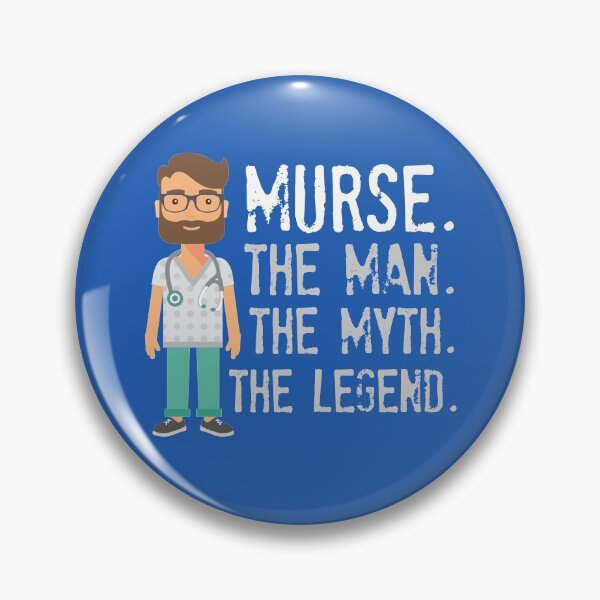 Item preview, Murse, The Man The Myth The Legend, Gift For Male Nurse designed and sold by VintageMashup.