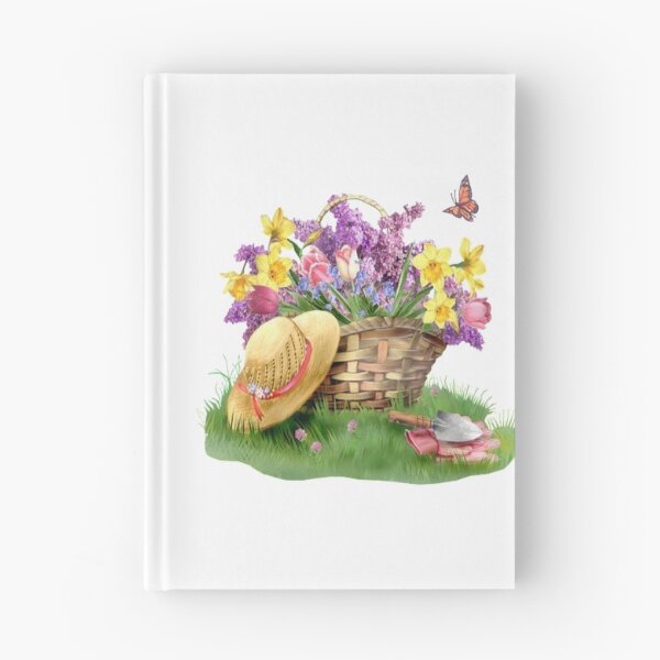 Item preview, Basket of spring time flowers designed and sold by SuperMerchMan.