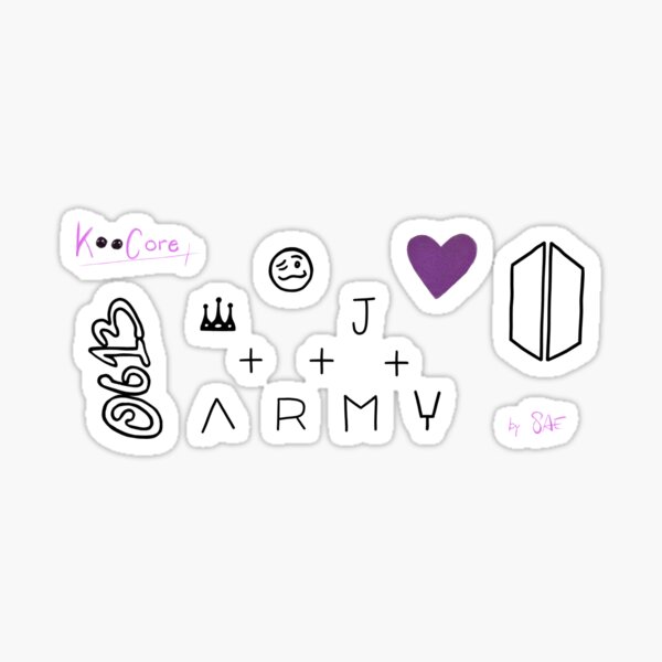 Hey Pop BD  BTS sticker tattoo set 1  2 Washable  Facebook