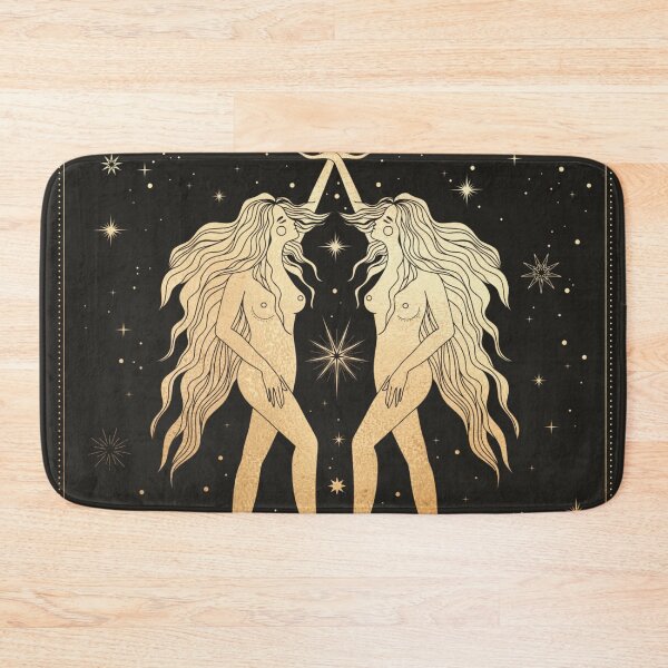 Item preview, Gemini Zodiac Sign Golden designed and sold by noveltiko.