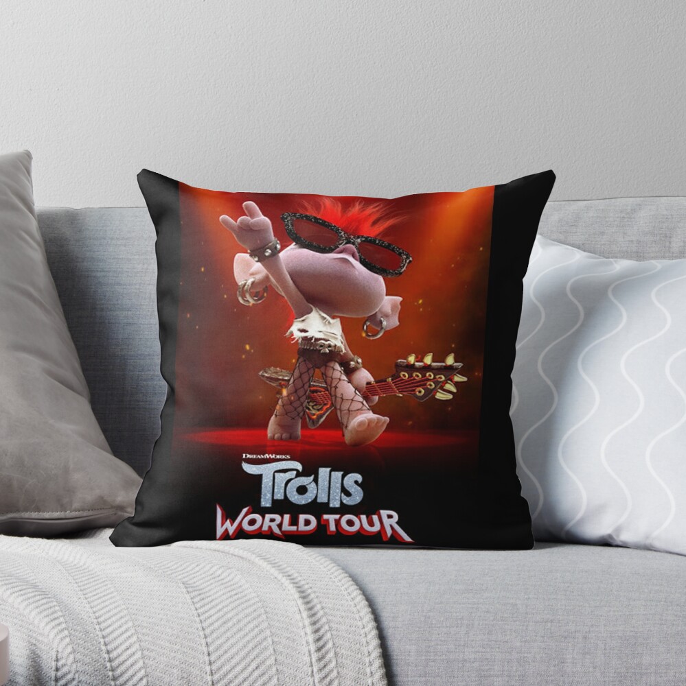 trolls world tour pillow