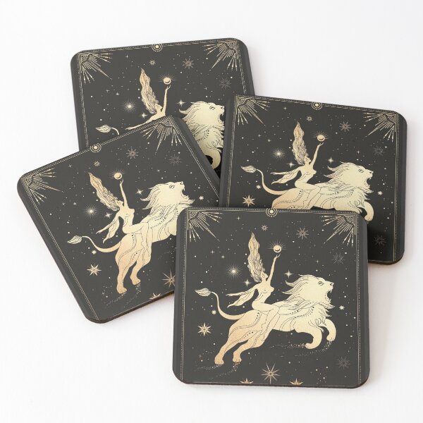 Item preview, Leo Zodiac Sign Golden designed and sold by noveltiko.
