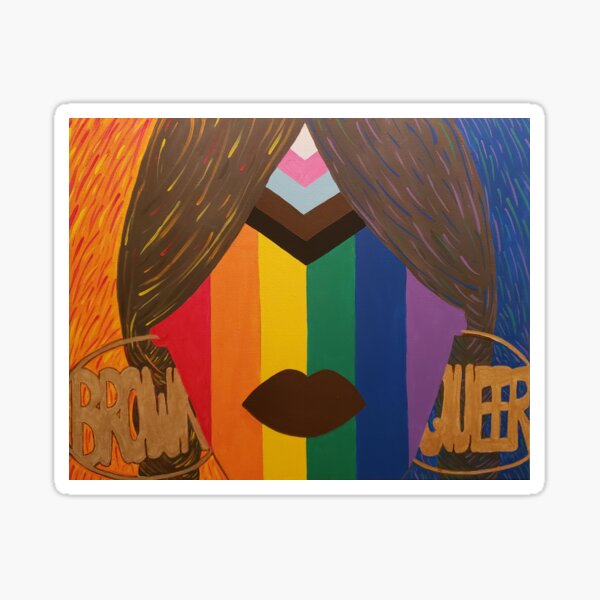 Item preview, Brown&Queer designed and sold by 2spiritQueer.