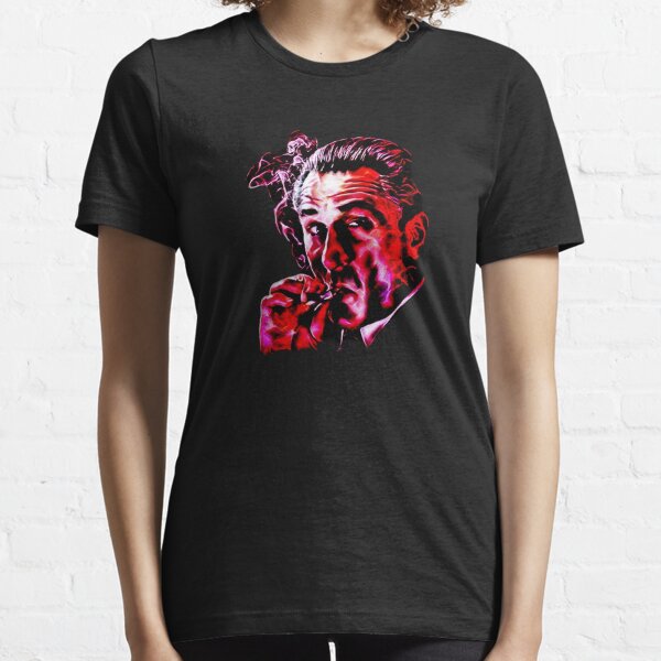 Robert De Niro smoking mafia gangster movie Goodfellas painting Essential T-Shirt