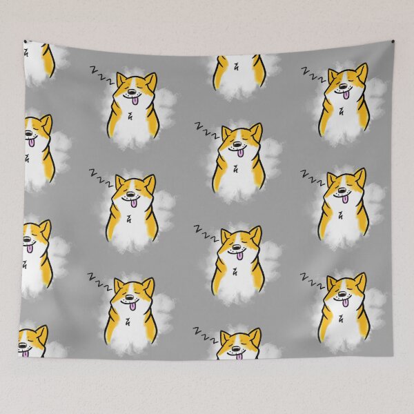 Item preview, Sleepy Corgi designed and sold by Hawk’s Designs.