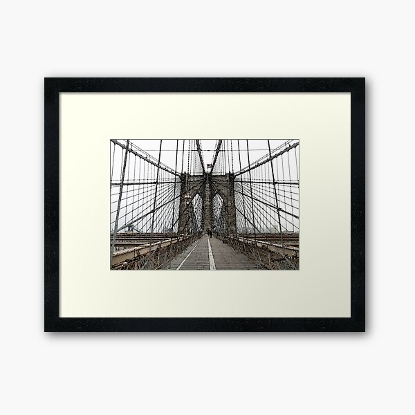 Brooklyn Bridge Framed Art Print