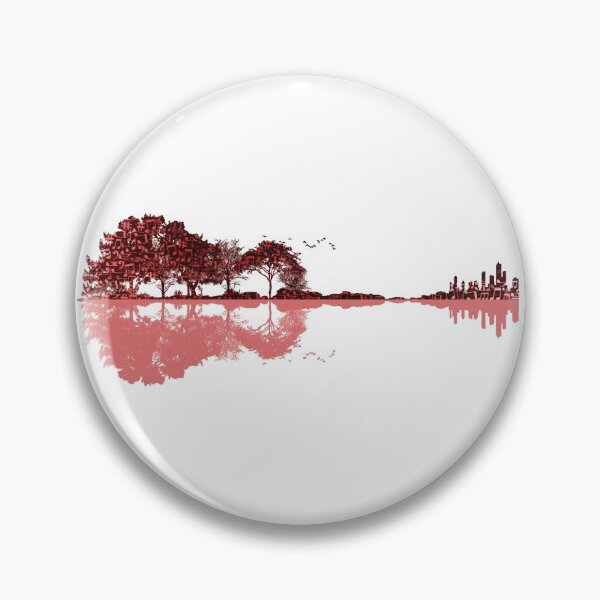 Item preview, Nature Guitar - Musical Notes - Red designed and sold by maryedenoa.