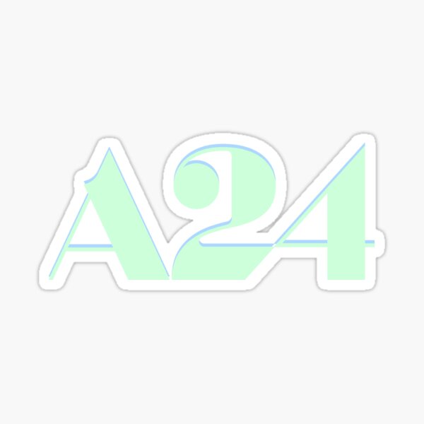 A24 Pastel Logo Sticker