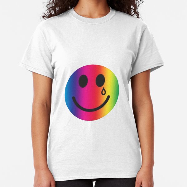 Happy Emoji T Shirts Redbubble - sad alien emoji tumblr t shirt roblox