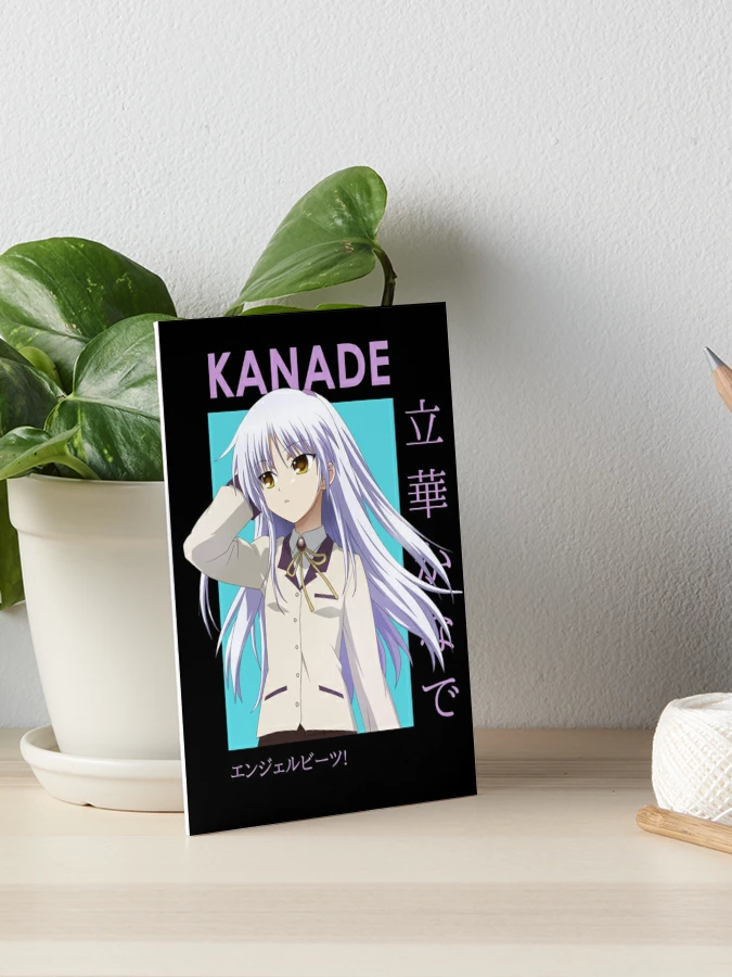 Anjo bate tachibana kanade anime mangá parede cartaz rolo