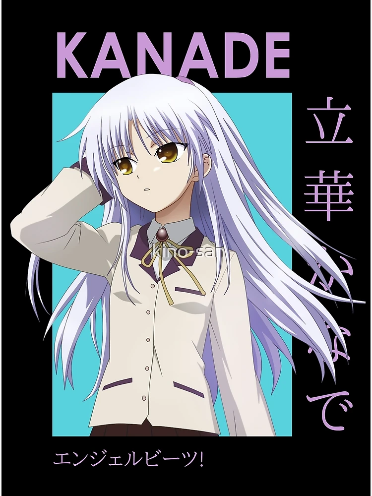 Poster Anime de Cartaz do Anjo Kanade Tachibana Beats