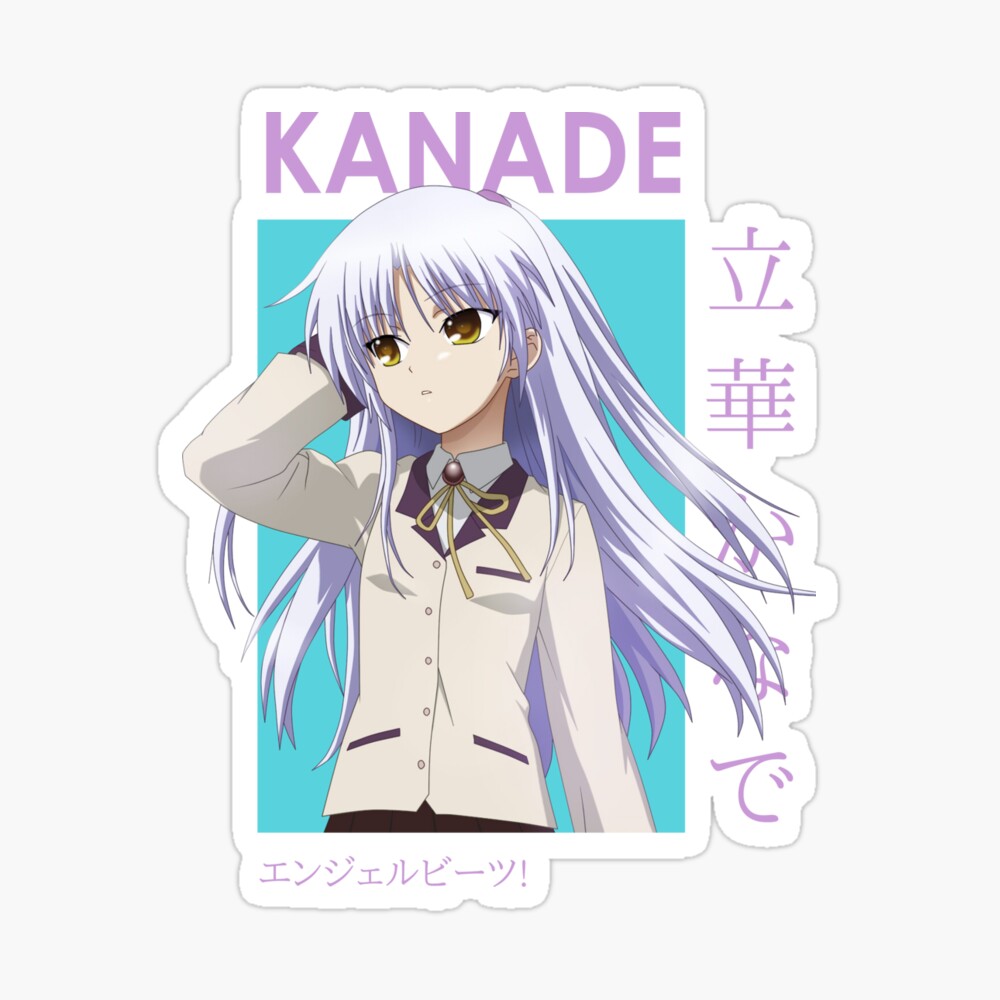 Poster Anime de Cartaz do Anjo Kanade Tachibana Beats