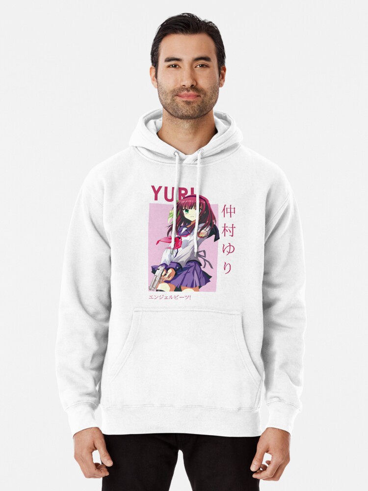 Yuri Nakamura Angel Beats Card Anime Pullover Hoodie