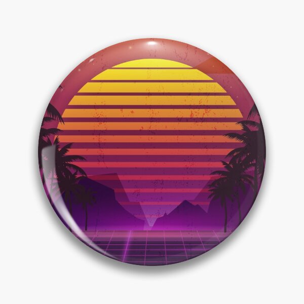 Item preview, 80's Palm Trees Sunset Vaporwave designed and sold by MaiZephyr.