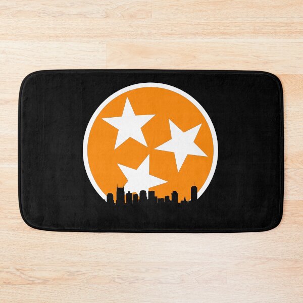 Item preview, Tennessee State Flag Orange White Nashville Skyline Design Vintage Tennessee Gifts designed and sold by TNDesignStudio.