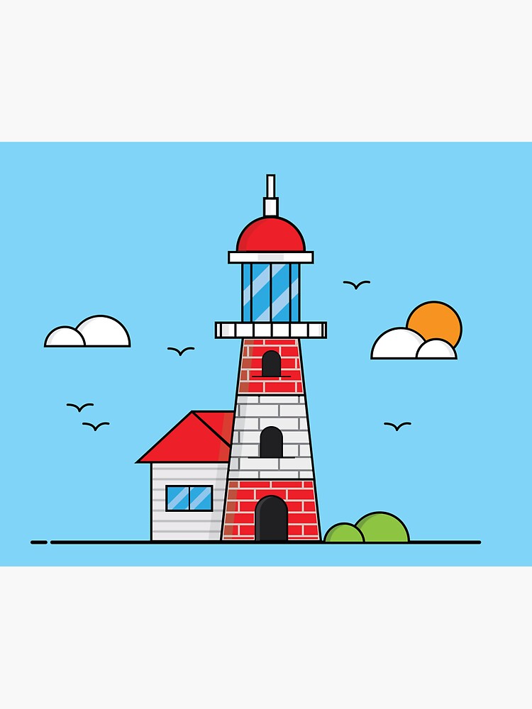 Lighthouse Sticker By Louis77600 Redbubble