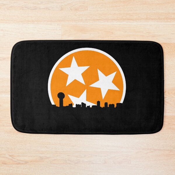 Item preview, Tennessee State Flag Orange White Knoxville Skyline Design Vintage Tennessee Gifts designed and sold by TNDesignStudio.