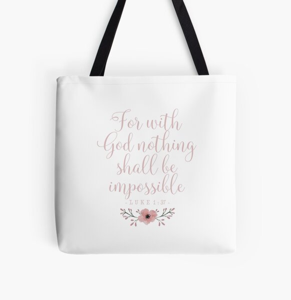 Wildflower Christian Tote Bag, Luke 12 Bible Verse Bag, Christian Bag, God Tote  Bag, Jesus Tote Bag, Faith Tote Bag, Christian Woman Gift 