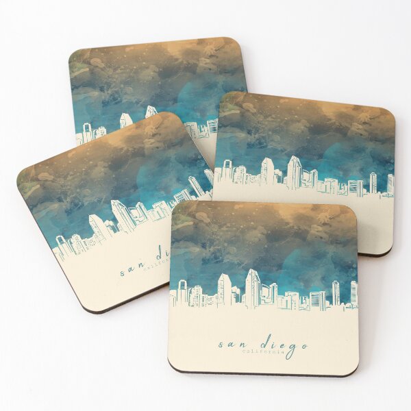Item preview, san diego skyline designed and sold by BekimART2.