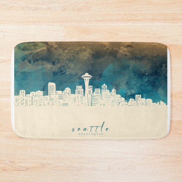 Item preview, seattle skyline designed and sold by BekimART2.