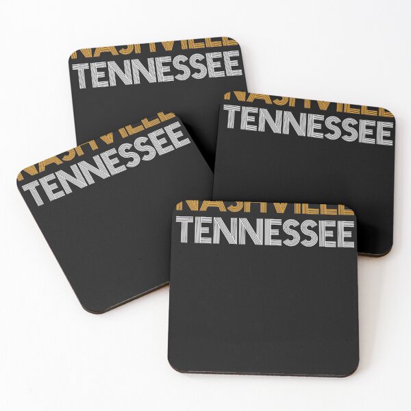Item preview, Nashville Tennessee Orange White Design Vintage Tennessee Gifts designed and sold by TNDesignStudio.