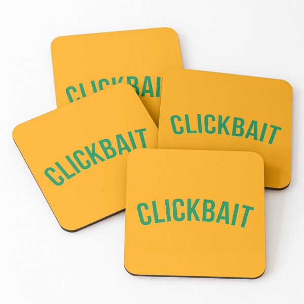 Item preview, Clickbait designed and sold by TheArtism.