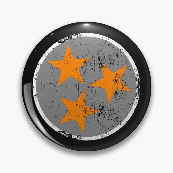 Artikelvorschau, Tennessee Staatsflagge Grau Orange Weiß Distressed Design entworfen und verkauft von TNDesignStudio.