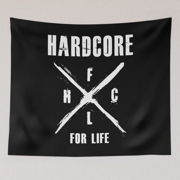 Item preview, Hardcore for life designed and sold by Death Rock Tee.