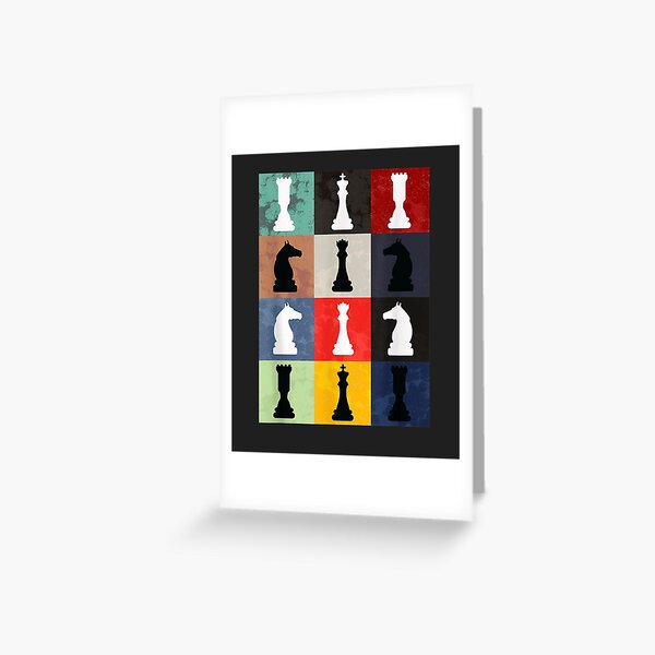 Vintage Retro Chess - Perfect gift for chess players Greeting Card