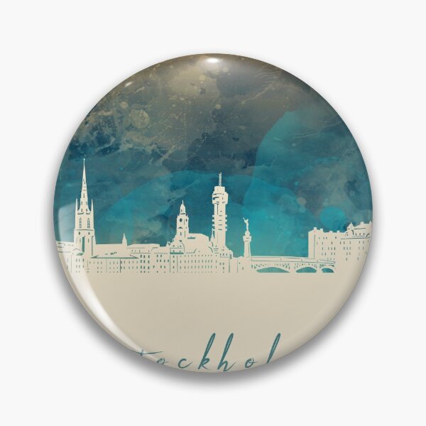 Item preview, stockholm skyline designed and sold by BekimART2.