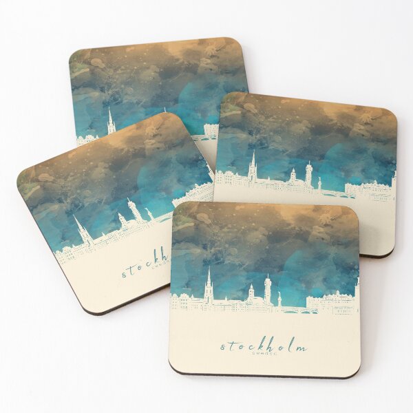 Item preview, stockholm skyline designed and sold by BekimART2.