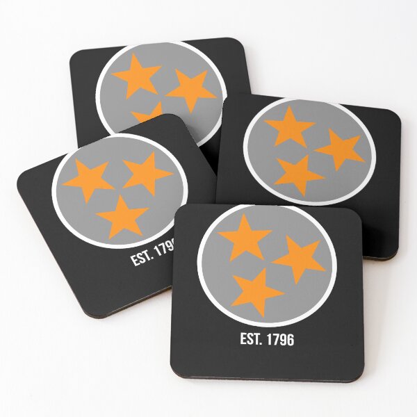 Item preview, Tennessee State Flag Est. 1796 Gray Orange & White Design designed and sold by TNDesignStudio.