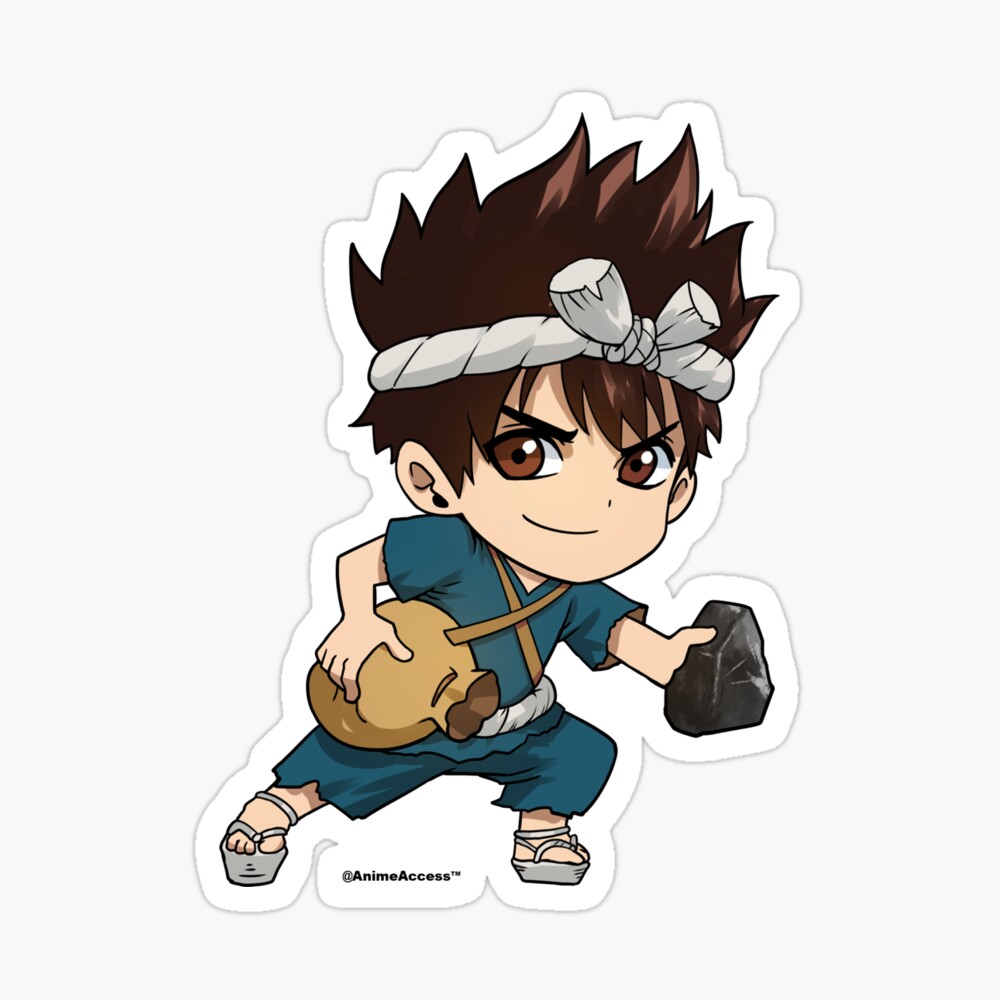 Dr Stone Chrome Magnet For Sale By Tyty Redbubble